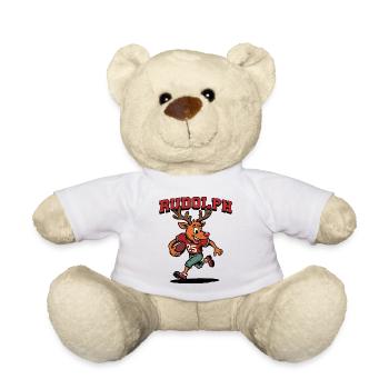 Rudolph le renne Football américain - Nounours - blanc - Devant
