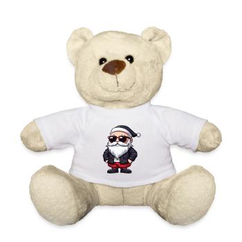 Santa Claus Comic Santa - Teddy Bear - white - Front