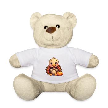 Thanksgiving Truthahn Baby - Teddy - Weiß - Vorne