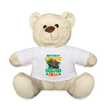 Cruise Birthday Squad 2026 - Teddy Bear - white - Front