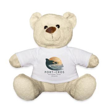 Port-Cros National Nature Park Mediterranean Island - Teddy Bear - white - Front