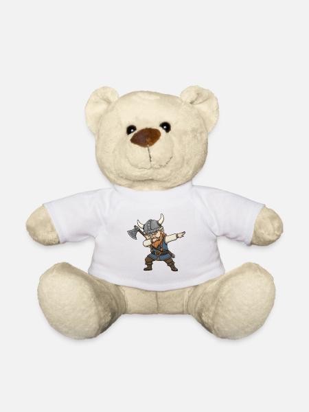 Wikinger Dab - Teddy - Weiß