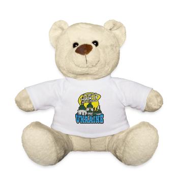 I’m Tired of Waking Up and Not Being in Ukraine - Teddy - Weiß - Vorne