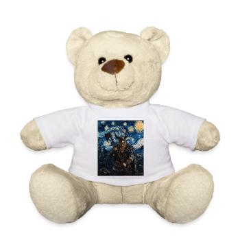 Viking Van Gogh Style - Teddy Bear - white - Front