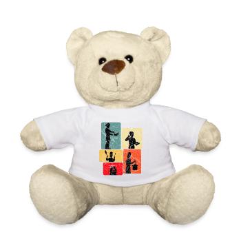 Cook Cook Cook - Teddy Bear - white - Front