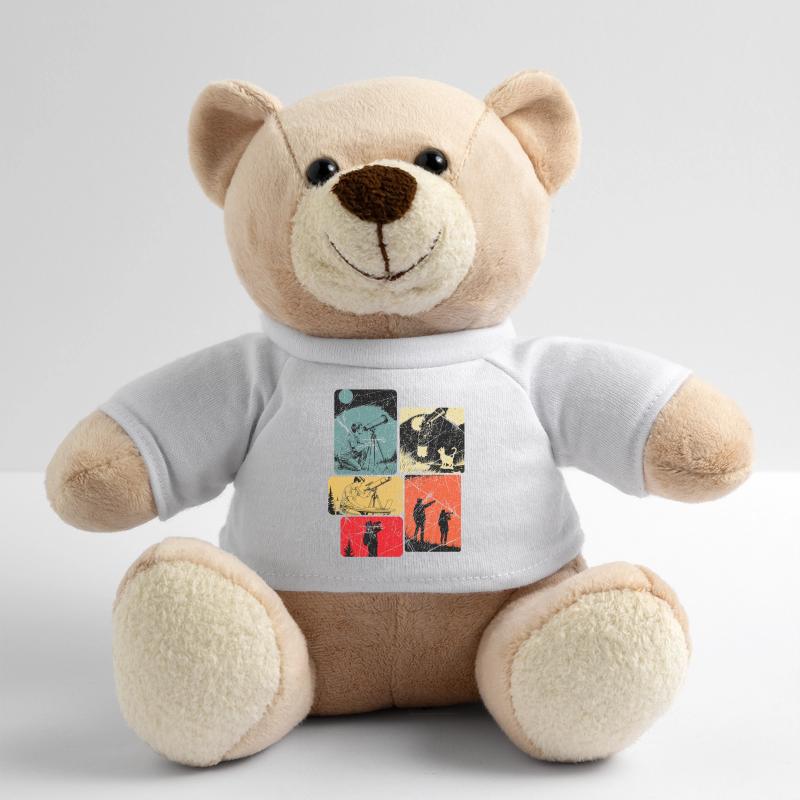 Solar System, Telescope, Stargazing Teddy Bear