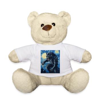 Werwolf Wolf Van Gogh Style - Teddy - Weiß - Vorne