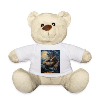 Werwolf Wolf Van Gogh Style - Teddy - Weiß - Vorne