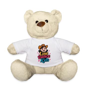 Danse en ligne pour enfants Style cowboy - Nounours - blanc - Devant