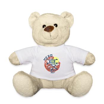 Japan Hero since May 1977 Geburtstaggeschenk - Teddy - Weiß - Vorne