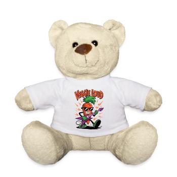 Karotte Veggie Loud Rock N Roll - Teddy - Weiß - Vorne