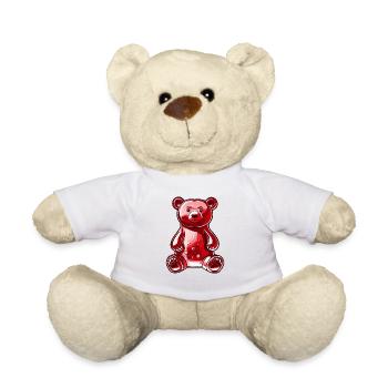 Gummibär Rot - Teddy - Weiß - Vorne