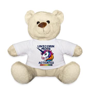 Unicorn Mode Activated - Teddy Bear - white - Front