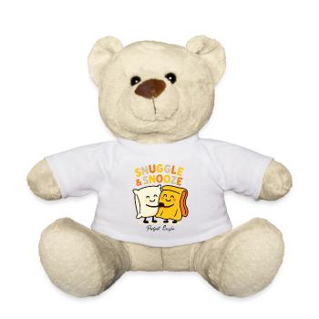 Snuggle & Snooze: Cozy Nights Await - Teddy - Weiß - Vorne