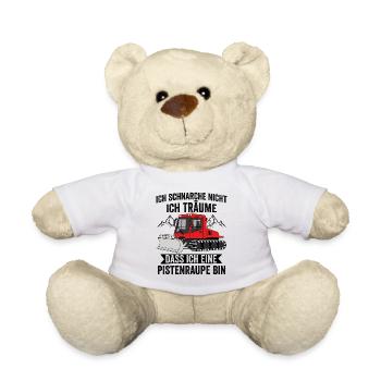 I don't snore, I dream that I have a - Teddy Bear - white - Front