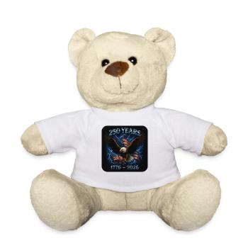 250 ans de liberté 1776-2026 - Nounours - blanc - Devant