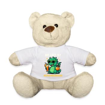 The situation is drunkenness - Teddy Bear - white - Front