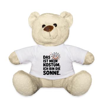 Ich Bin Die Sonne Kostüm Karneval Fasching Sonnen - Teddy - Weiß - Vorne
