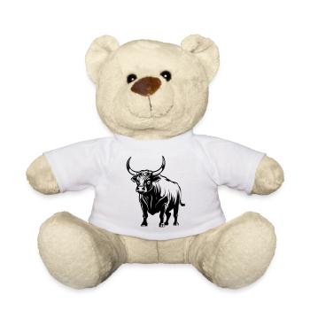 Stier - Teddy - Weiß - Vorne