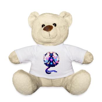 Chat de Chakra Cosmique - Nounours - blanc - Devant