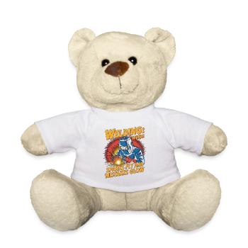Soudeur Soudage Là où les étincelles jaillissent Métallerie - Nounours - blanc - Devant