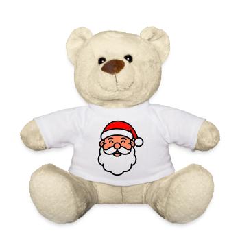 Sweet Santa Claus | St. Nicholas' face - Teddy Bear - white - Front