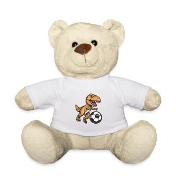 T-Rex Dino Football - Nounours - blanc - Devant