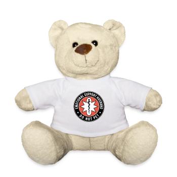 Emotionaler Support Ehemann Nicht Anfassen - Teddy - Weiß - Vorne