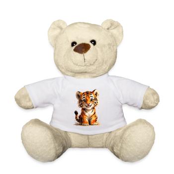 Aquarelle Tigerkub Joy - Nounours - blanc - Devant