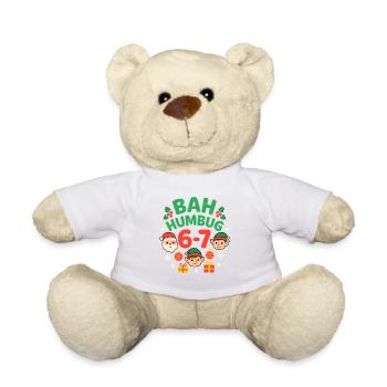 Bah Humbug 6-7 Fun Numéro 6-7 Noël Six Si - Nounours - blanc - Devant