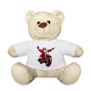 Motards de Noël - Nounours - blanc - Devant