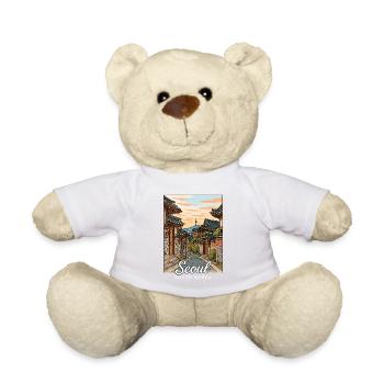 Seoul Südkorea - Teddy - Weiß - Vorne