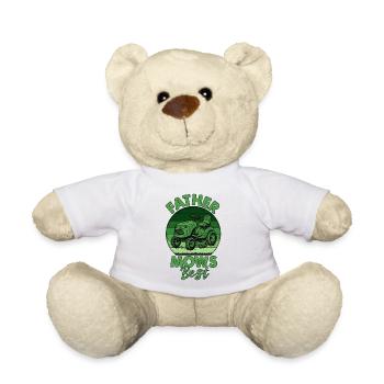 Father Mows Best - Teddy - Weiß - Vorne