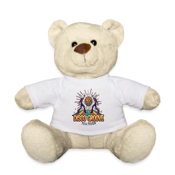 Disco Groove 70s Fever - Teddy Bear - white - Front