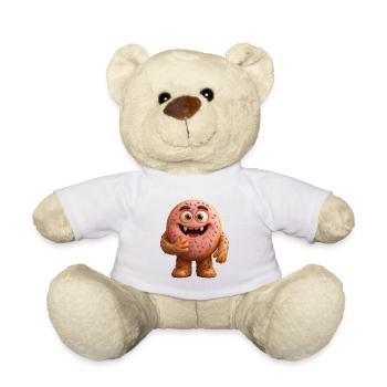 Doughnut - Teddy Bear - white - Front