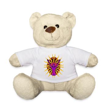 Strahlende Frau - Teddy - Weiß - Vorne