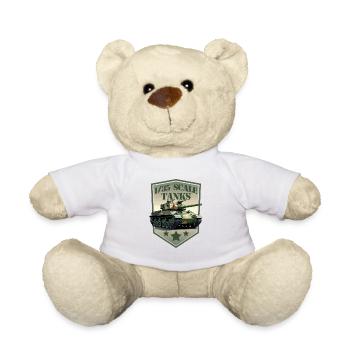 Panzer im Maßstab 1:35 Patch Schild - Teddy - Weiß - Vorne