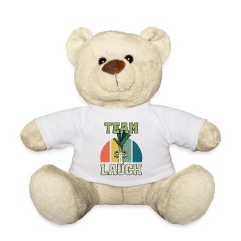 Gewichtheber TEAM LAUCH Lustiges - Teddy - Weiß - Vorne