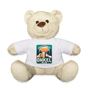 Oncle en devenir promu oncle 2026 - Nounours - blanc - Devant