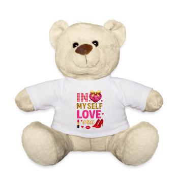 In My Self Love Era – Glamour Fashion Design - Teddy Bear - white - Front