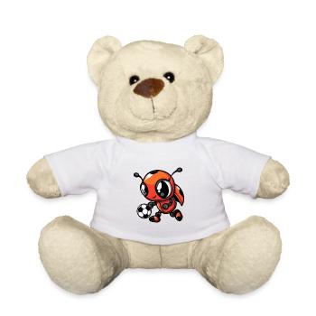 Marienkäfer Fußball - Teddy - Weiß - Vorne
