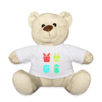 Weihnachtsmann Weihnachtszeit Weihnachten - Teddy - Weiß - Vorne