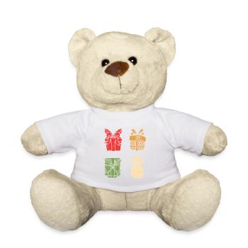 Weihnachtsmann Weihnachtszeit Weihnachten - Teddy - Weiß - Vorne