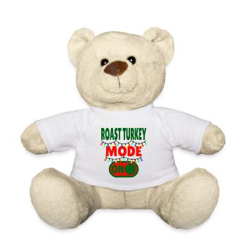 Mode dinde rôtie activé - Nounours - blanc - Devant