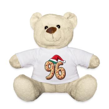 96 Biscuit Noël - Nounours - blanc - Devant