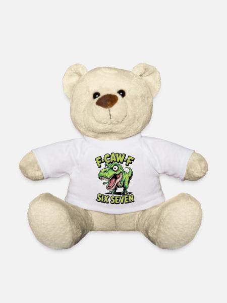 F Caw F Six Seven Dino Tee - Teddy - Weiß