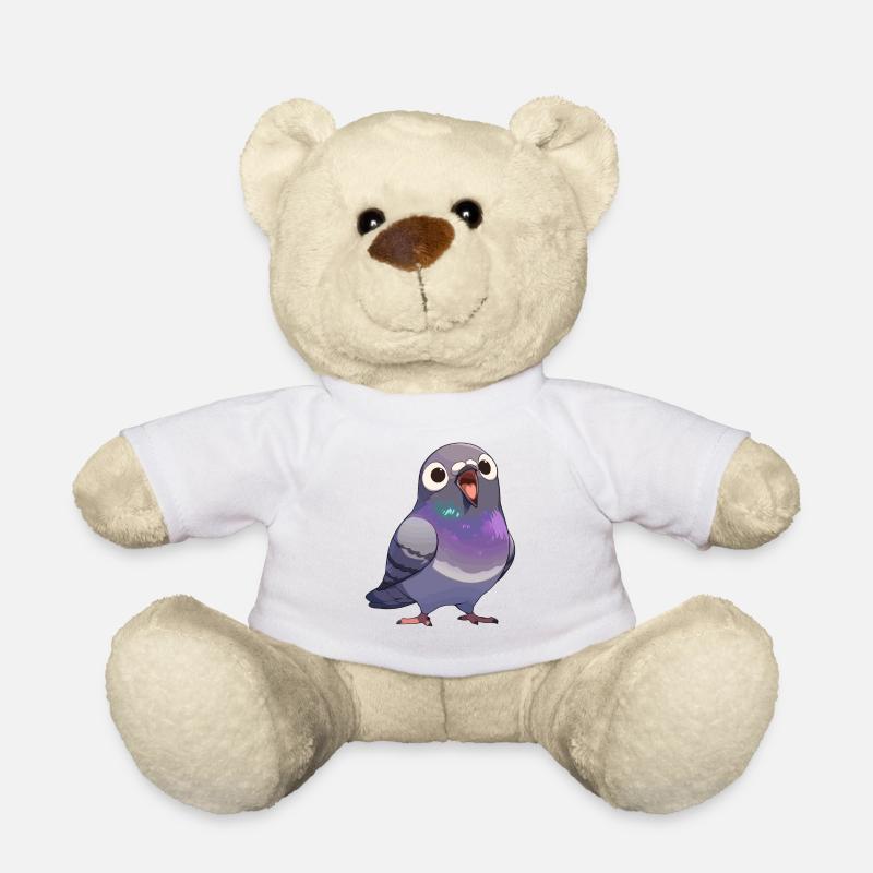 Tauben Taube - Teddy - Weiß