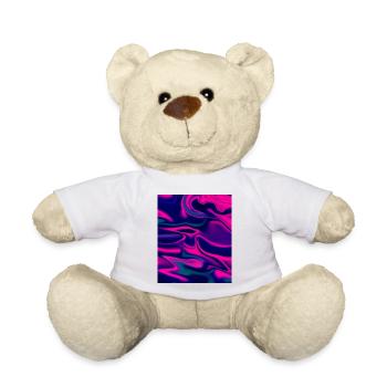 Holographic Flow - Dark Blue Purple Edition  - Teddy - Weiß - Vorne