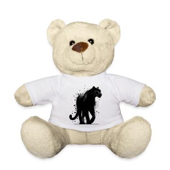 Elegant Panther - Teddy Bear - white - Front