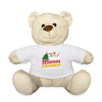 Weihnachtsmann Mamas Favorit Weihnachten - Teddy - Weiß - Vorne